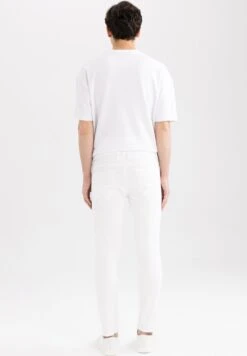 DeFacto Slim Fit Jeans - White 9 DeFacto Slim Fit Jeans - White -DeFacto 7b8e5fbb8833439f8f5b4b8078e2f0a5