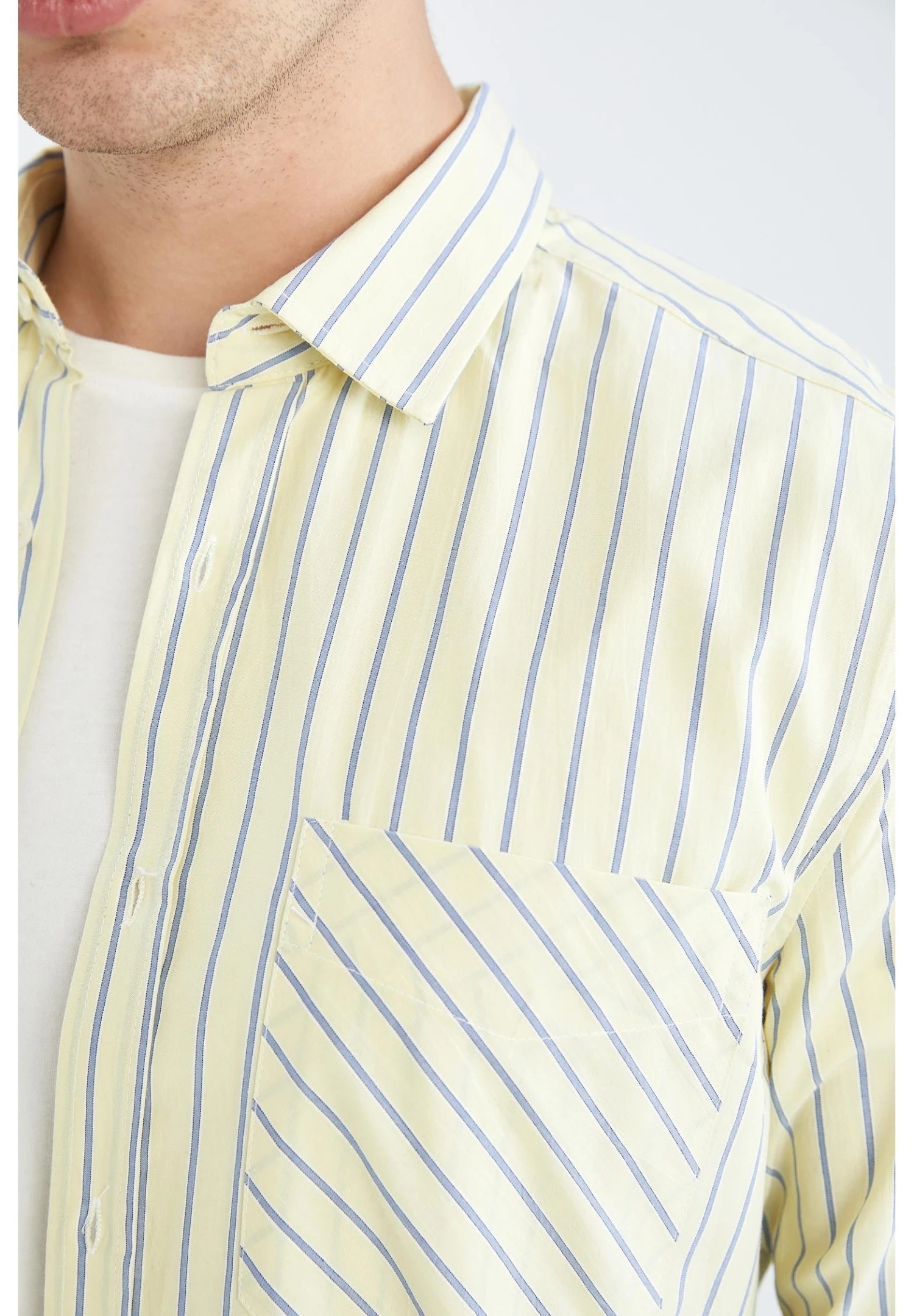 DeFacto Regular Fit - Overhemd - Green 6 DeFacto Regular Fit - Overhemd - Green - Afbeelding 4