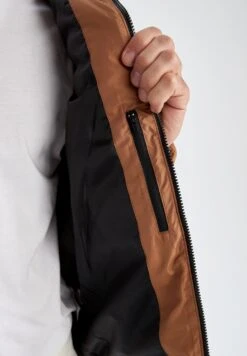 DeFacto Regular Fit- Winterjas - Brown -DeFacto 7c3ad8dd6e924936bf9e4d4cd015e5ae
