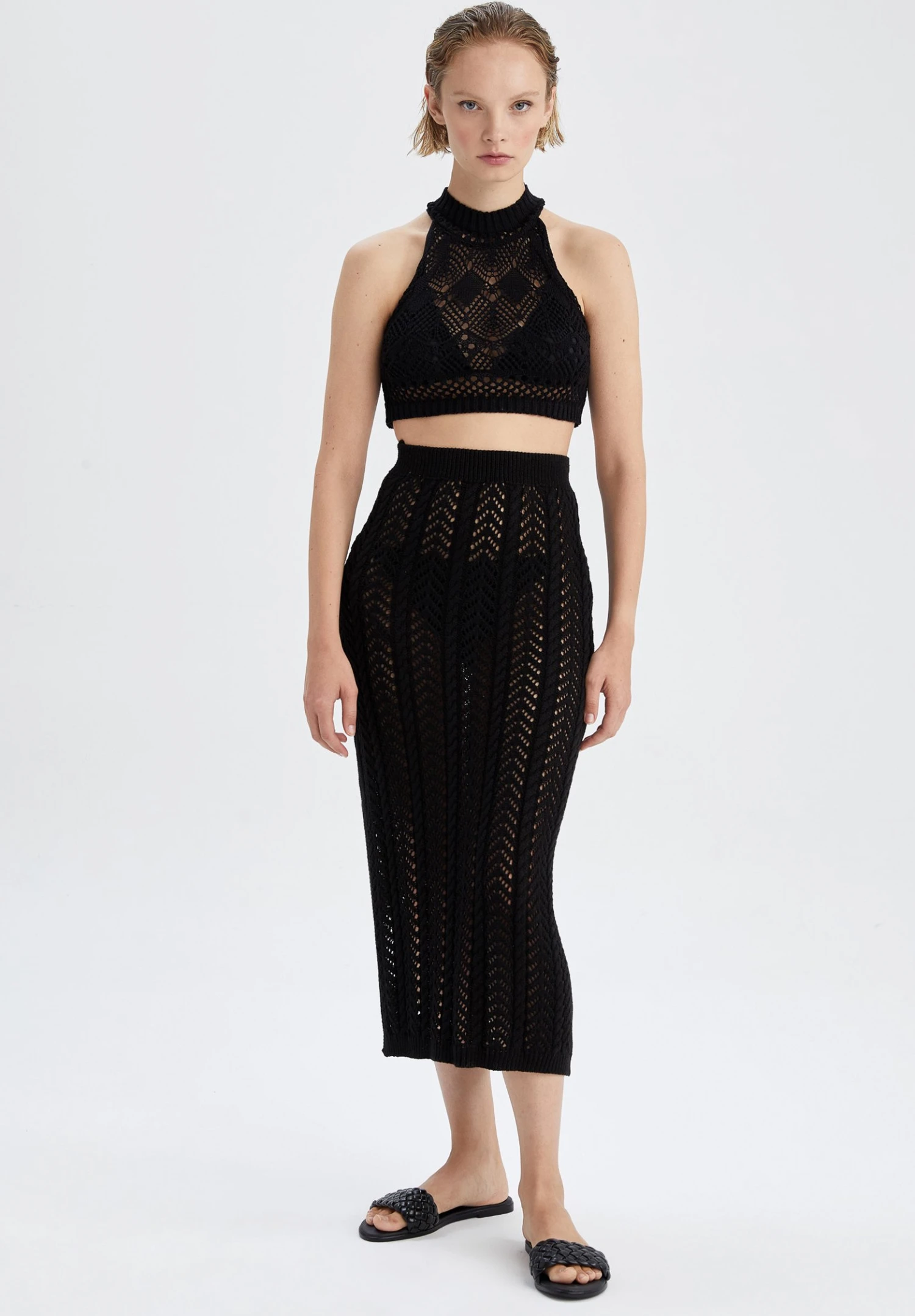 DeFacto Regular Fit Beach Accessoires - Strandaccessoire - Black 3 DeFacto Regular Fit Beach Accessoires - Strandaccessoire - Black