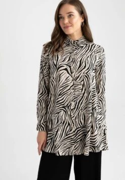 DeFacto Regular Fit - Overhemdblouse - Ecru