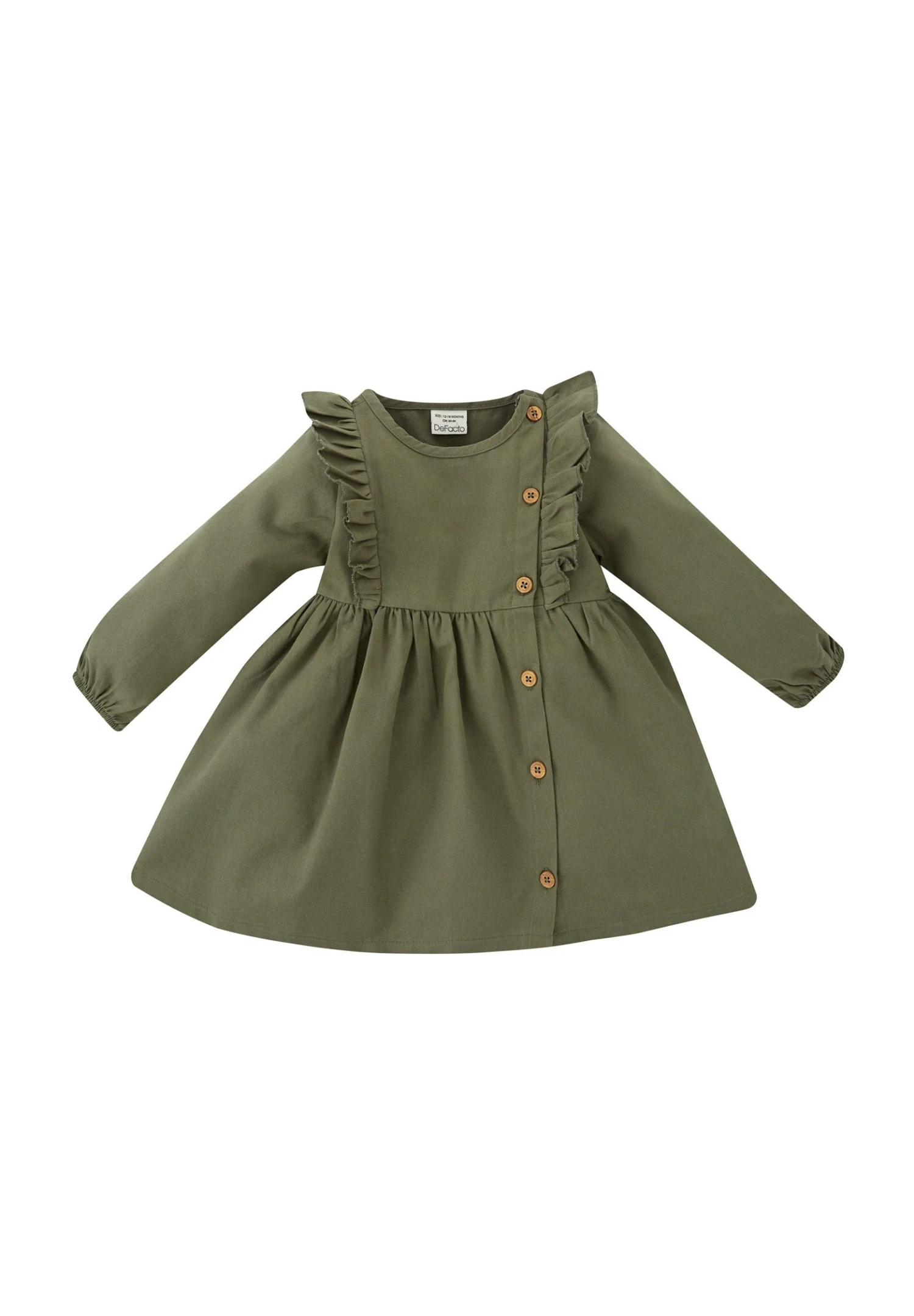 DeFacto Regular Fit - Jurk - Khaki 3 DeFacto Regular Fit - Jurk - Khaki