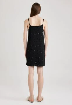 DeFacto Regular Fit - Nachtjapon - Black -DeFacto 7e02496eeb4c4691b8dc0605db7bc1d1