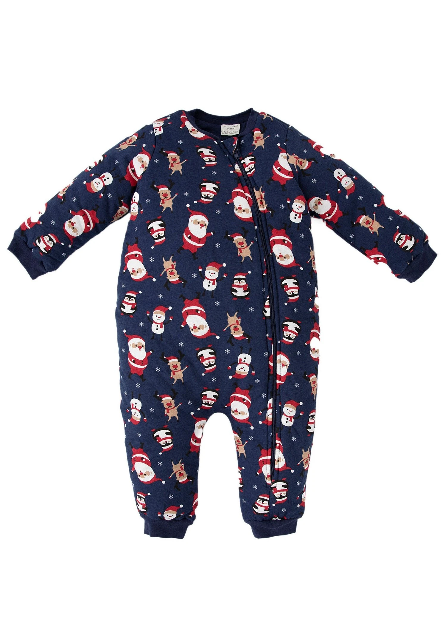 DeFacto One Piece Nightwear - Kruippakje - Blue 3 DeFacto One Piece Nightwear - Kruippakje - Blue