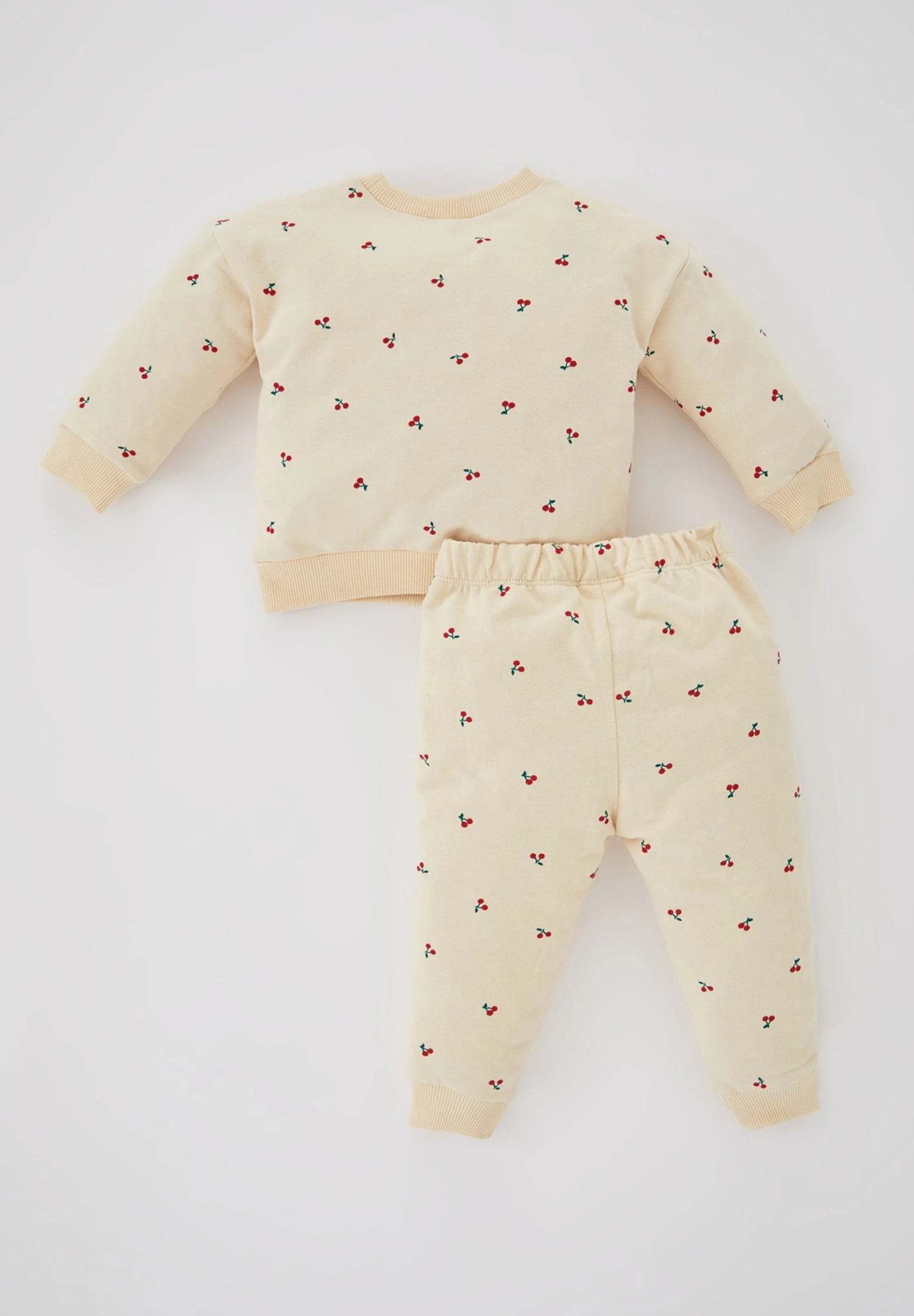 DeFacto Set Regular Fit - Trainingspak - Ecru 4 DeFacto Set Regular Fit - Trainingspak - Ecru - Afbeelding 2