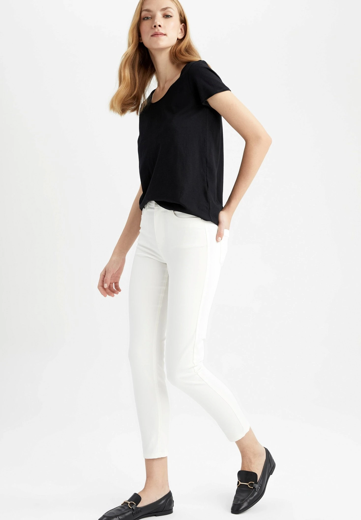 DeFacto Rebeca- Broek - Ecru 4 DeFacto Rebeca- Broek - Ecru - Afbeelding 2