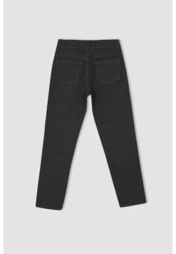 DeFacto Straight Leg Jeans - Anthracite -DeFacto 7ee40eebbfb5426da01a6a363a7aa857