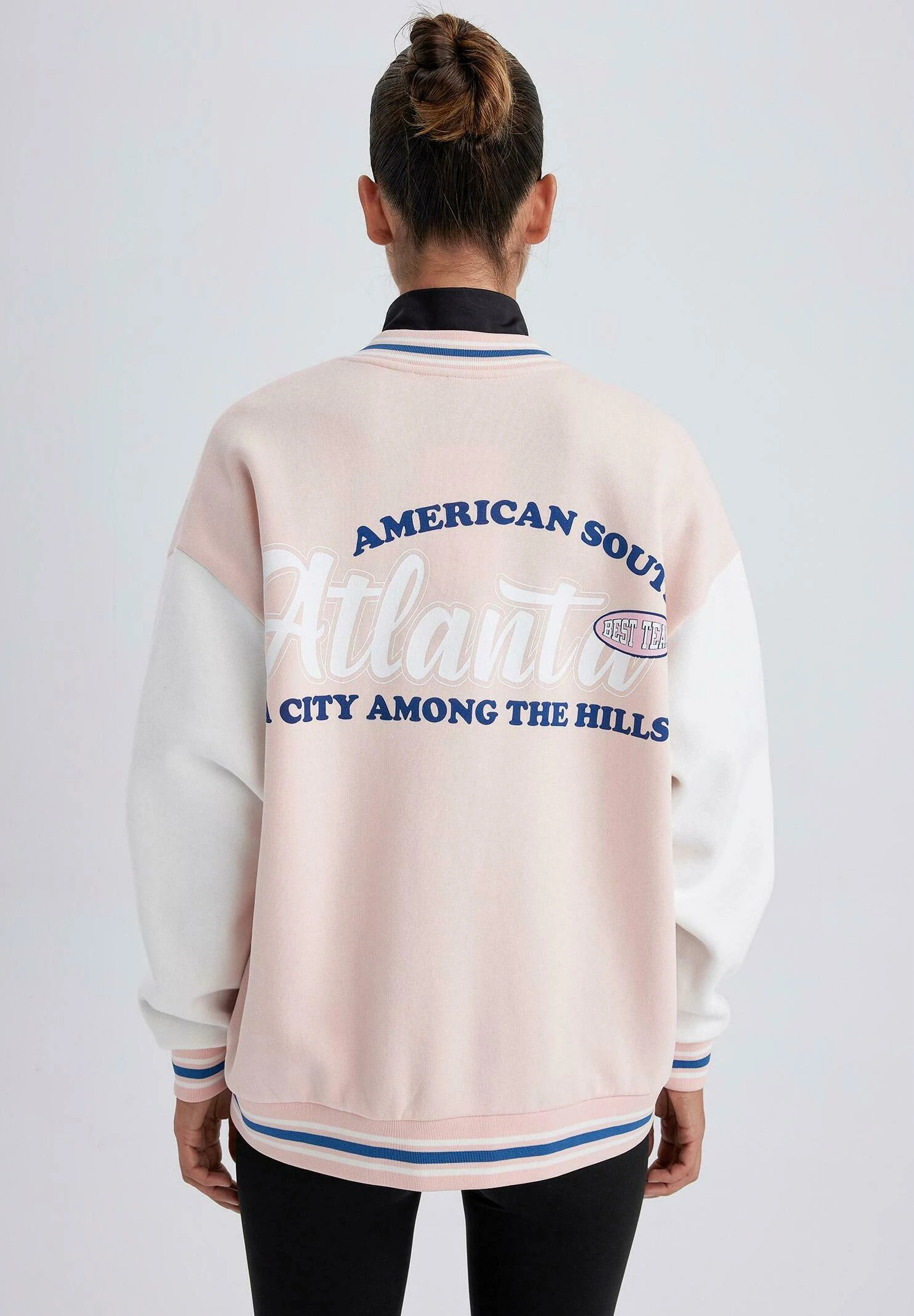 DeFacto Nba - Bomberjacks - Pink 5 DeFacto Nba - Bomberjacks - Pink - Afbeelding 3