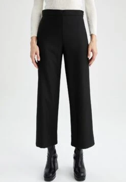 DeFacto Straight Fit- Broek - Black