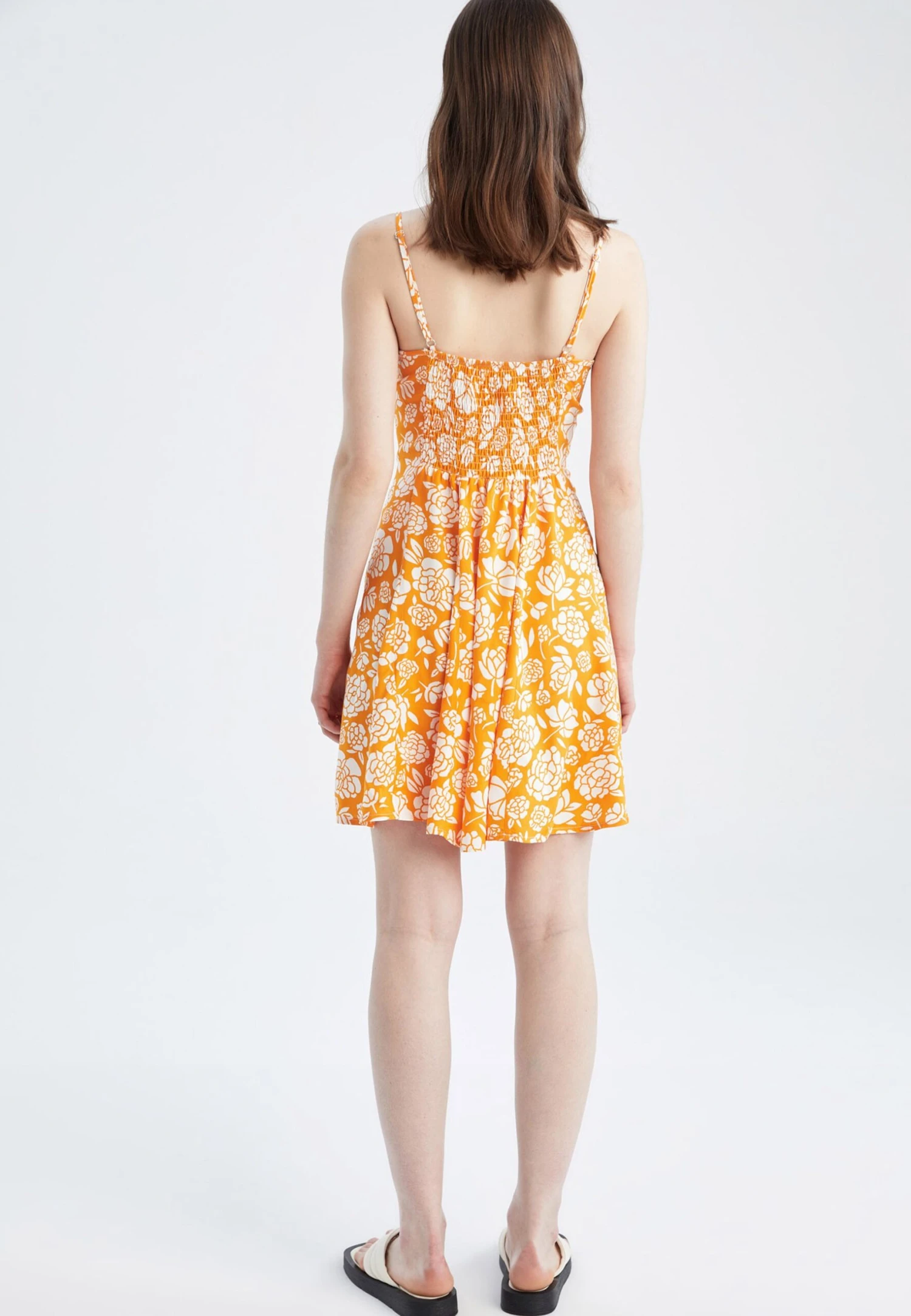 DeFacto Jurk - Orange 5 DeFacto Jurk - Orange - Afbeelding 3