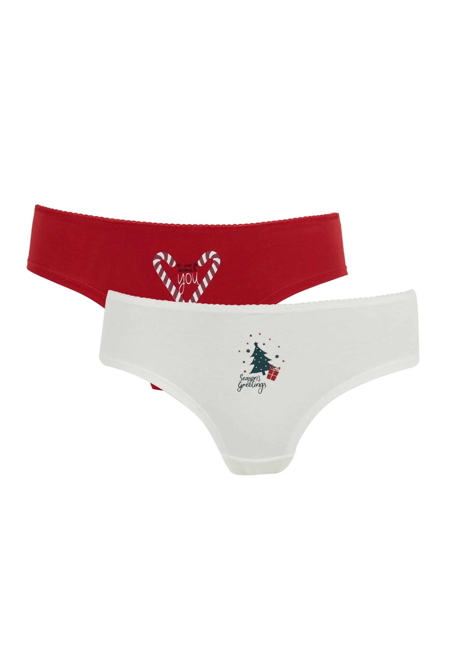 DeFacto 2 Pack Hipster- Slip - White 9 DeFacto 2 Pack Hipster- Slip - White - Afbeelding 7