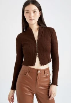 DeFacto Fitted - Vest - Brown