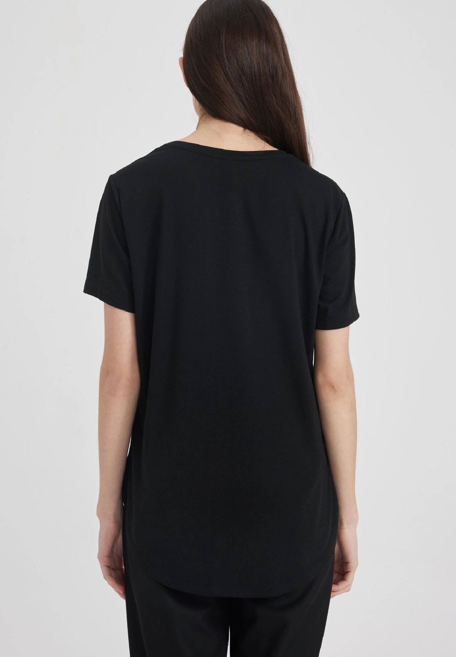 DeFacto Regular Fit- T-Shirt Print - Black 5 DeFacto Regular Fit- T-Shirt Print - Black - Afbeelding 3