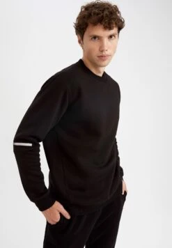 DeFacto Standart Fit - Sweater - Black