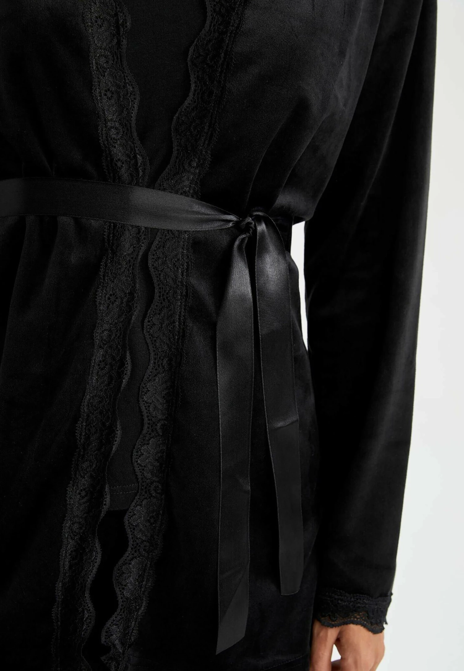 DeFacto Pyjamashirt - Black 6 DeFacto Pyjamashirt - Black - Afbeelding 4