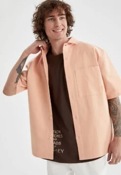 DeFacto Boxy Fit- Overhemd - Orange