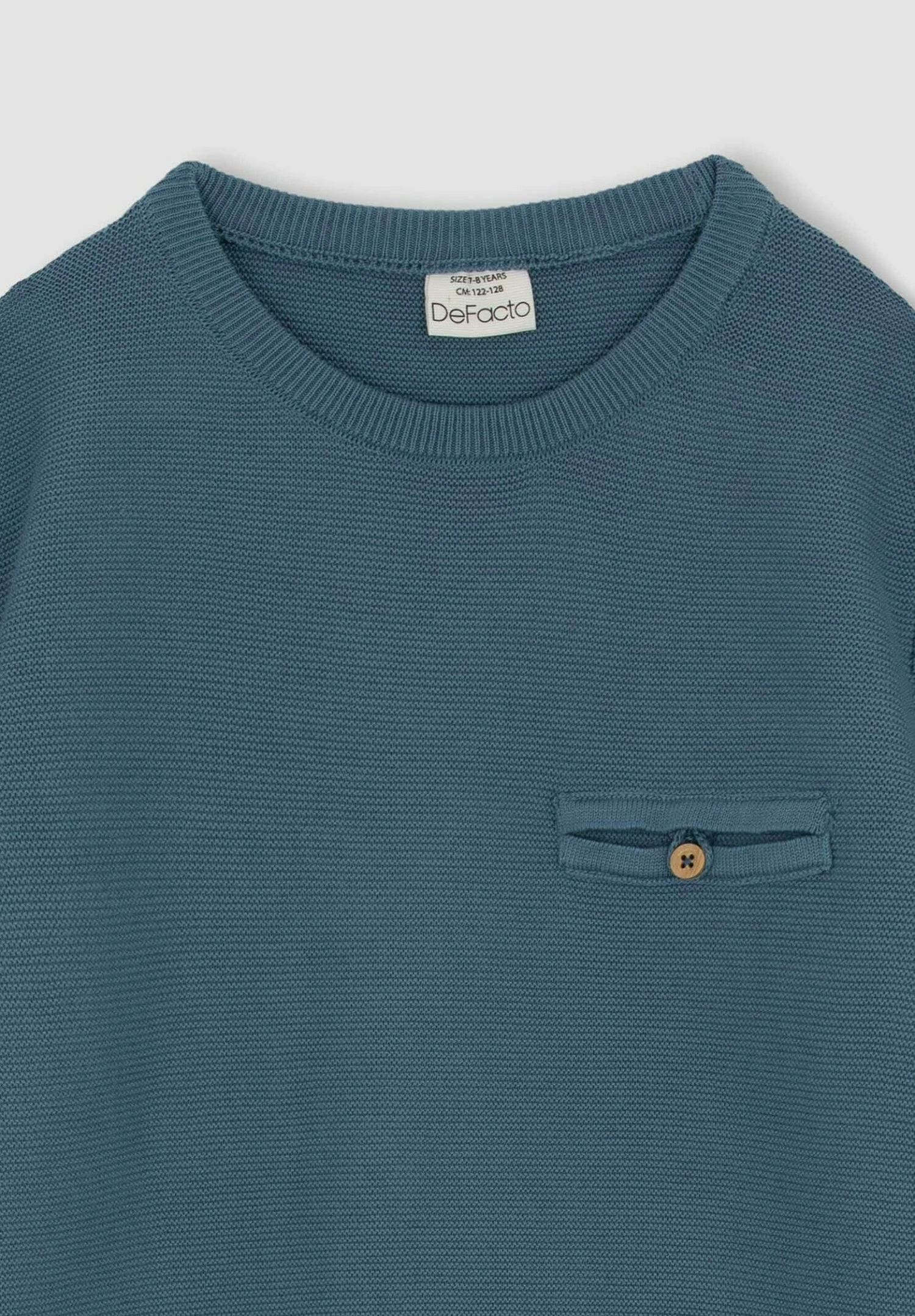 DeFacto Regular Fit - Trui - Blue 5 DeFacto Regular Fit - Trui - Blue - Afbeelding 3