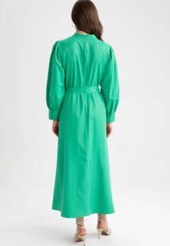 DeFacto A Line - Jurk - Green -DeFacto 835a2305118a434b9080283ba2d74815