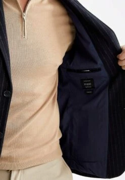 DeFacto Slim Fit- Blazer - Navy 9 DeFacto Slim Fit- Blazer - Navy -DeFacto 83682b936aa045f6a4451d3be2407973