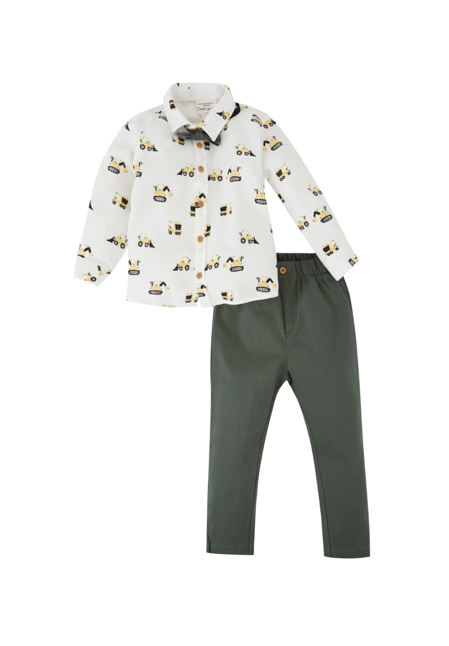 DeFacto Set Regular Fit- Broek - Ecru 3 DeFacto Set Regular Fit- Broek - Ecru