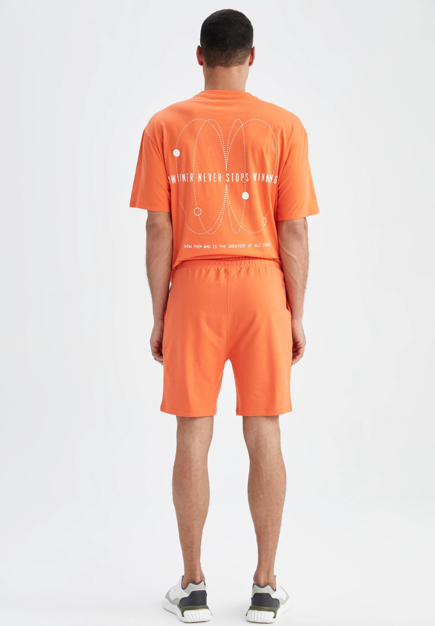 DeFacto Slim Fit- Shorts - Orange 5 DeFacto Slim Fit- Shorts - Orange - Afbeelding 3