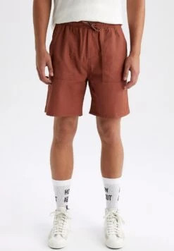 DeFacto Relax Fit- Shorts - Brown