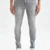 DeFacto Pedro-Slim Fit- Slim Fit Jeans - Grey 2 DeFacto Pedro-Slim Fit- Slim Fit Jeans - Grey -DeFacto 841cbdbfd4494aca9d185ba8acfb55b5