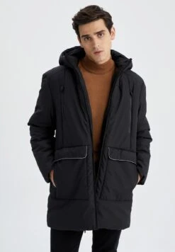DeFacto Regular Fit - Winterjas - Black