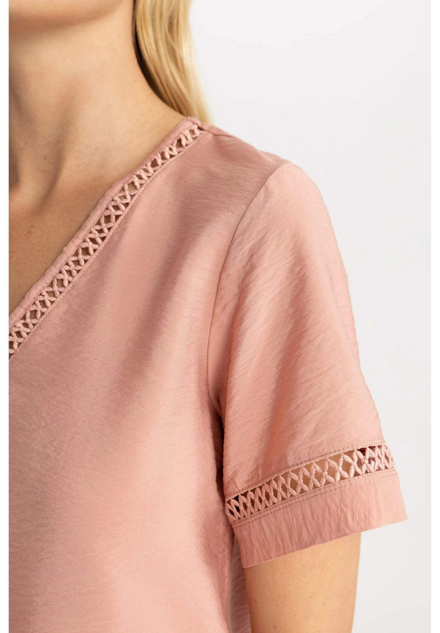 DeFacto Regular Fit- T-Shirt Basic - Bordeaux 6 DeFacto Regular Fit- T-Shirt Basic - Bordeaux - Afbeelding 4