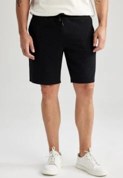 DeFacto Slim Fit - Trainingsbroek - Black