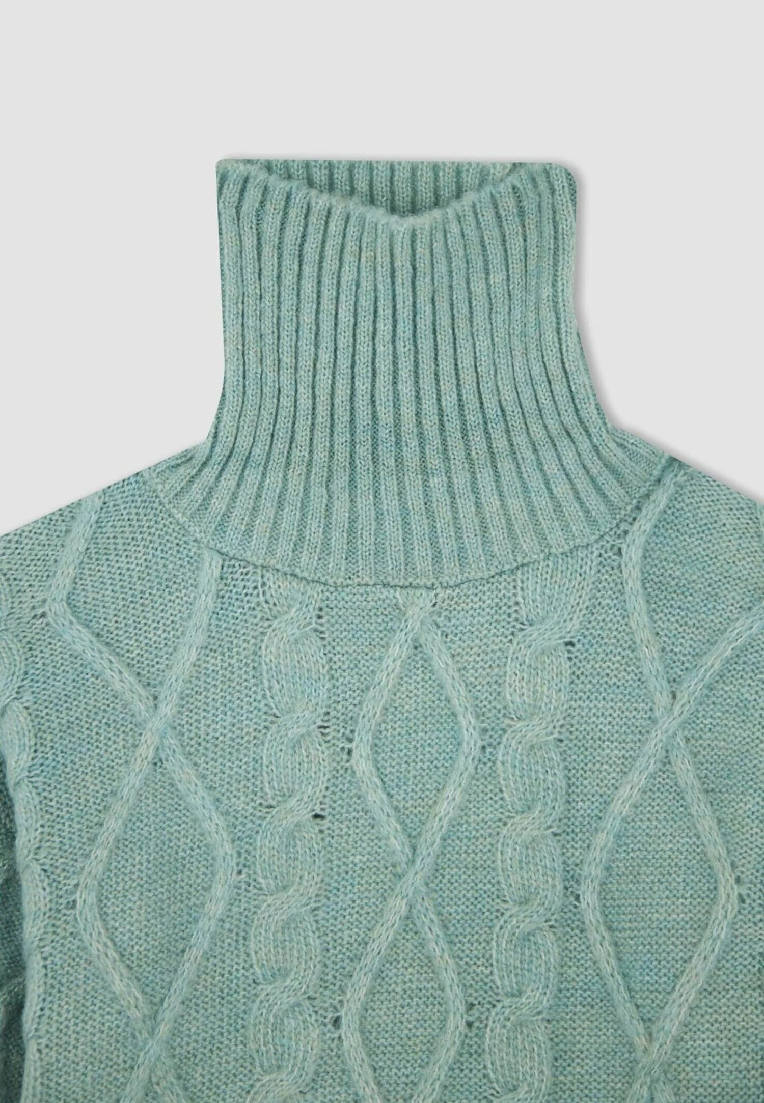 DeFacto Regular Fit - Trui - Turquoise 5 DeFacto Regular Fit - Trui - Turquoise - Afbeelding 3