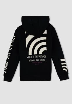 DeFacto Regular Fit - Hoodie - Black 6 DeFacto Regular Fit - Hoodie - Black -DeFacto 8579f546702243a6a58c8039b2026a9b