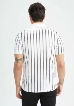 DeFacto Slim Fit- Poloshirt - White -DeFacto 85d70948c31645548d17fdcae88dc14d