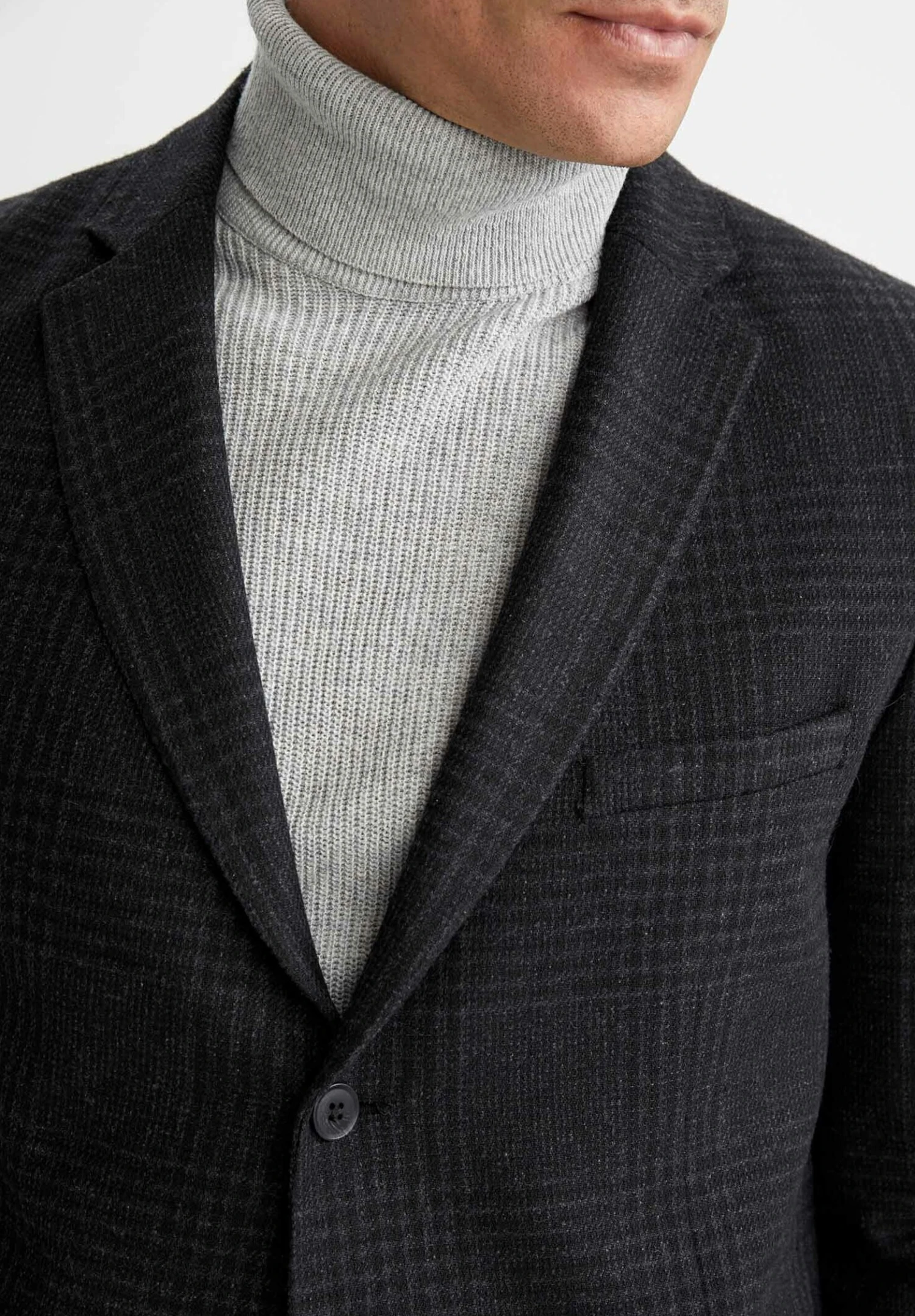 DeFacto Modern Fit- Blazer - Anthracite 7 DeFacto Modern Fit- Blazer - Anthracite - Afbeelding 5