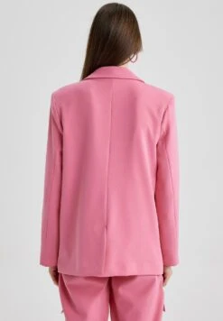 DeFacto Halflange Jas - Pink -DeFacto 865e9e513a3d44079fb8fb8180d72b7b