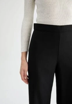 DeFacto Straight Fit- Broek - Black -DeFacto 86becd353c0944919bebe97e5a74fe8c