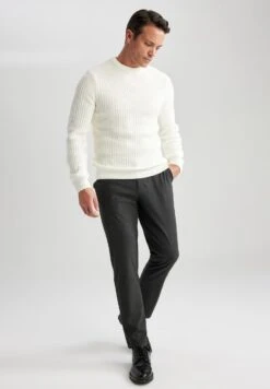 DeFacto Standart Fit - Trui - Ecru 7 DeFacto Standart Fit - Trui - Ecru -DeFacto 872fc338aaf04b5fa21b400b27758ea5