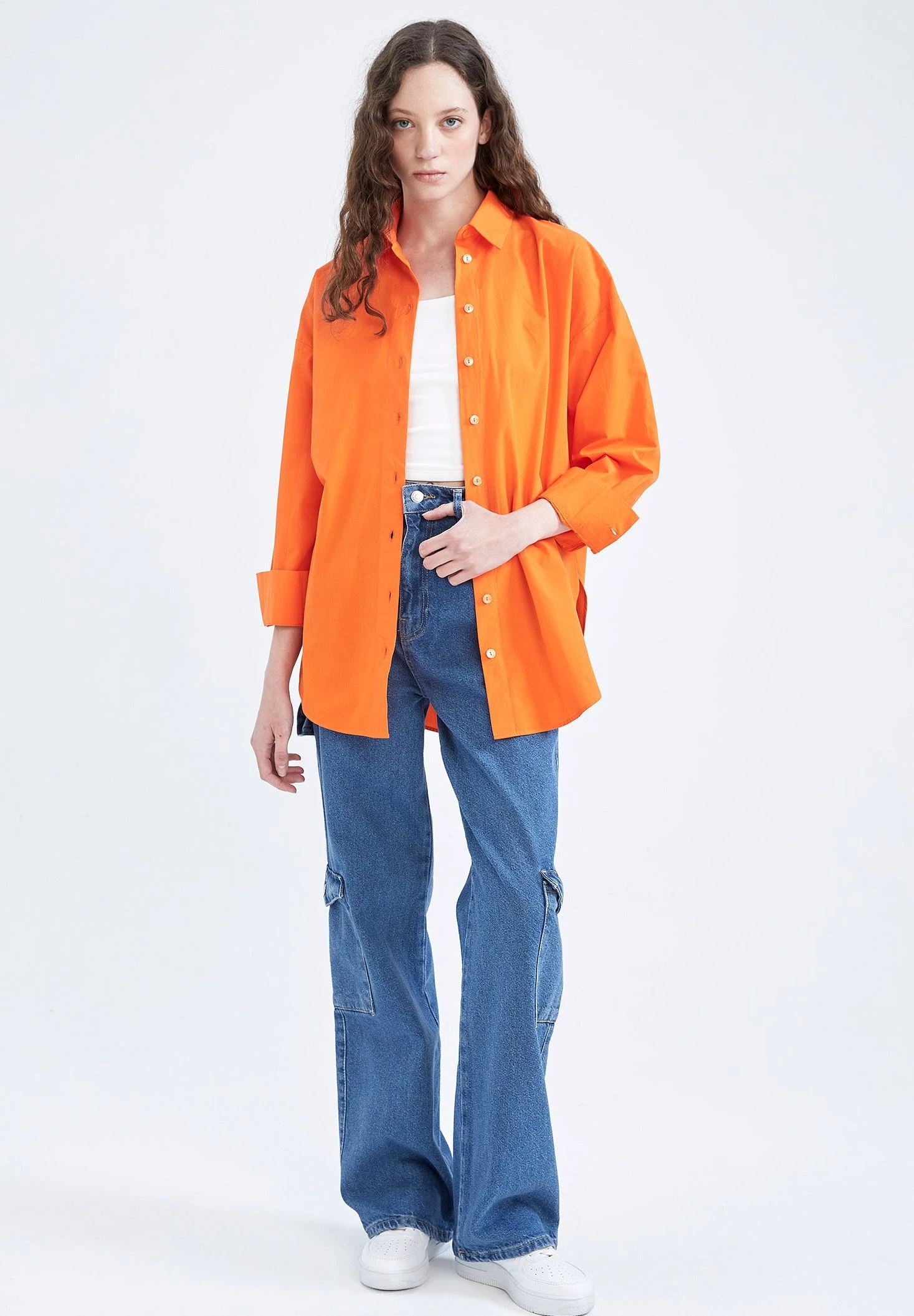 DeFacto Fit - Overhemdblouse - Red 4 DeFacto Fit - Overhemdblouse - Red - Afbeelding 2