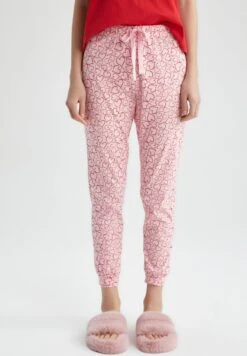 DeFacto Regular Fit- Pyjamabroek - Pink