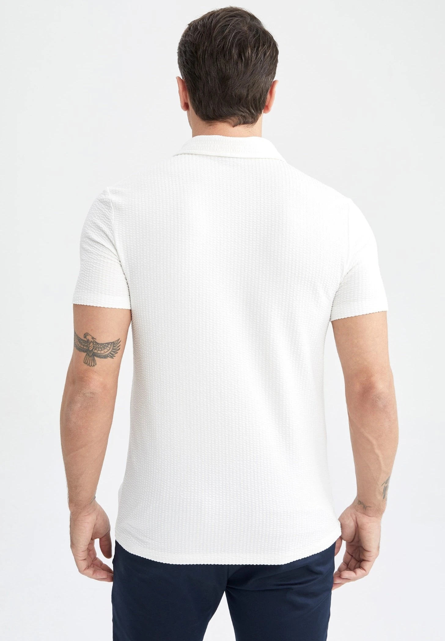 DeFacto Poloshirt - White 5 DeFacto Poloshirt - White - Afbeelding 3