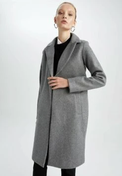 DeFacto Relax Fit- Mantel - Grey