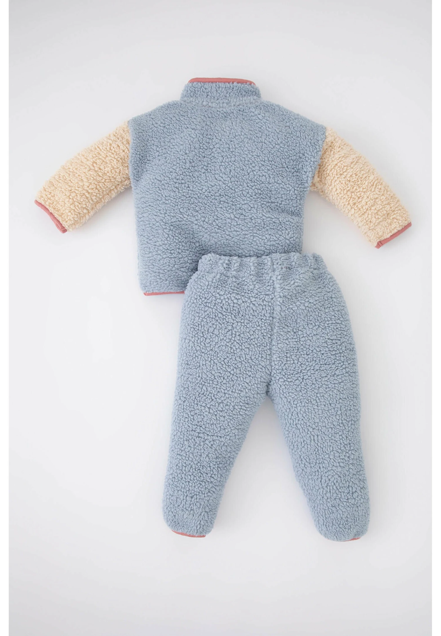 DeFacto Set Regular Fit- Fleece Trui - Blue 4 DeFacto Set Regular Fit- Fleece Trui - Blue - Afbeelding 2