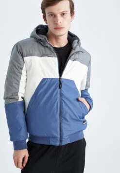 DeFacto Slim Fit - Winterjas - Grey