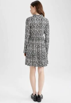 DeFacto Tiered- Blousejurk - Black -DeFacto 8b0c27968e664ccbbe7f28ef7529d63b