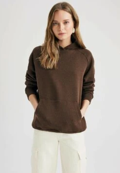 DeFacto Hoodie - Brown