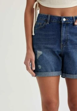 DeFacto Friend - Jeansshort - Blue -DeFacto 8c6878c97cc2437ebcc8dd005d7664ca