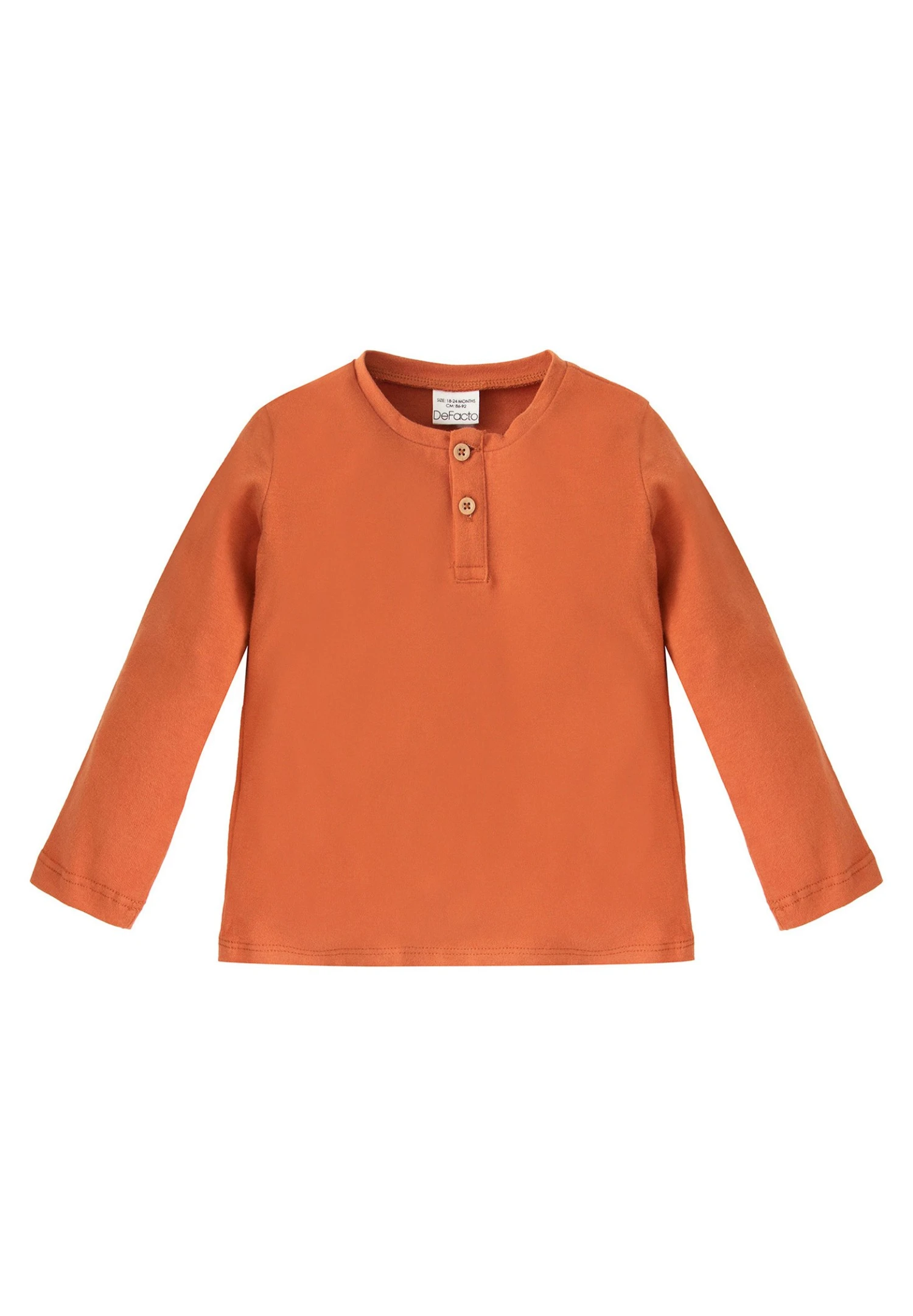 DeFacto Regular Fit - Longsleeve - Orange 3 DeFacto Regular Fit - Longsleeve - Orange