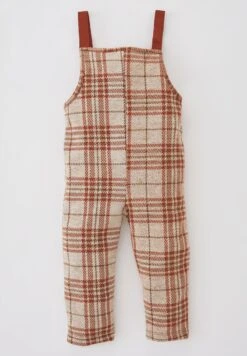 DeFacto Regular Fit - Tuinbroek - Beige -DeFacto 8d5a2a4e8f6e4edda75e57e4cd3b6a01