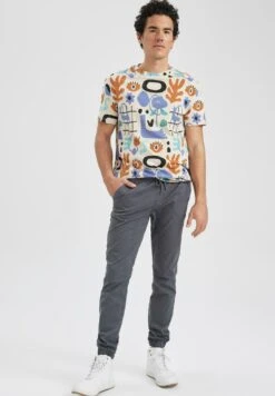 DeFacto Regular - Trainingsbroek - Anthracite