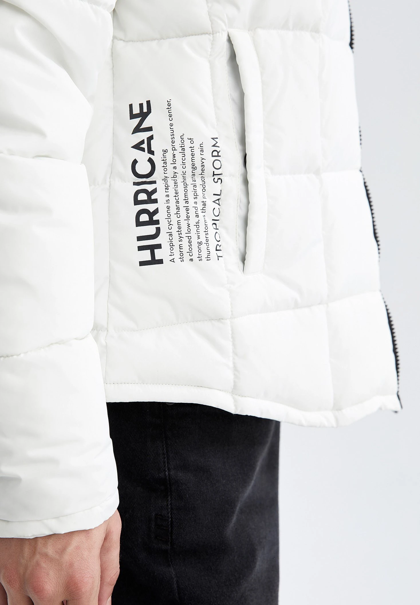 DeFacto Regular Fit- Winterjas - White 6 DeFacto Regular Fit- Winterjas - White - Afbeelding 4